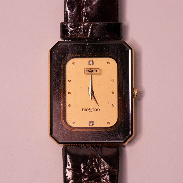Slim Rado Diastar suizo hecho reloj Para mujeres para piezas y reparación, no funciona