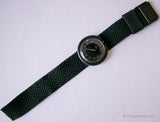 1992 POP Swatch PWM102 MONDFINTERNIS WATCH | البوب ​​الأسود الكلاسيكي Swatch