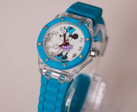 Azul Minnie Mouse reloj con función de luz | Genial 90s Disney Relojes