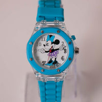 Bleu Minnie Mouse montre avec fonction lumineuse | Fraîche 90 Disney Montres