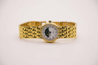 SELTEN Elgin Mondphasenquarz Uhr | Vintage Gold-Ton Elgin Uhr