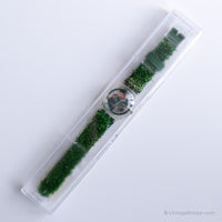 Mint 1997 Swatch SKZ103 GARDEN TURF Watch | Swatch Collector Specials