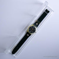 Menta 1987 Swatch GZ105 Bergstrussli reloj | ULTRA RARO Swatch Especial