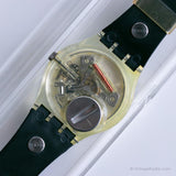 Mint 1987 Swatch Orologio GZ105 Bergstrussli | ESTREMAMENTE RARO Swatch Speciale