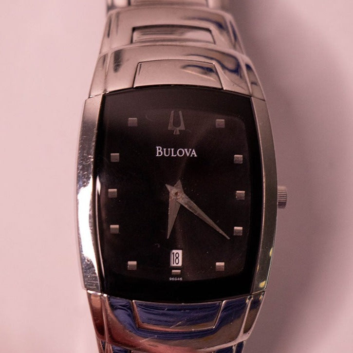Black Dial Bulova Accutron Swiss Date Watch for Parts
