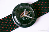 1988 Swatch Pop BB108 Red Lights Watch | anni 80 Swatch Originali pop