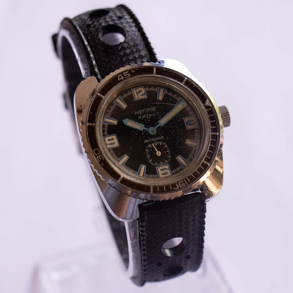 Herma Calypso Mecánica Vintage reloj | Diver Herme Gents Diver reloj