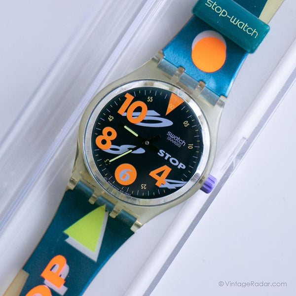 Mint 1993 Swatch Ssk102 Movimento montre | Chronograph Swatch Arrêt