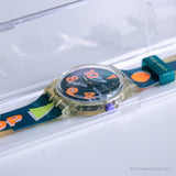 Mint 1993 Swatch SSK102 Movimento Uhr | Chronograph Swatch Halt