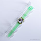 Vintage 1991 Swatch GZ117 FLAECK Watch | Special Edition Swatch Gent