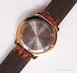 Vida elegante vintage de Adec reloj | Cuarzo de Japón de tono de oro reloj por Citizen