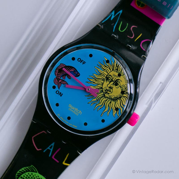Mint 1993 Swatch SLB101 Europa in concerto d'oro | Swatch Musicall