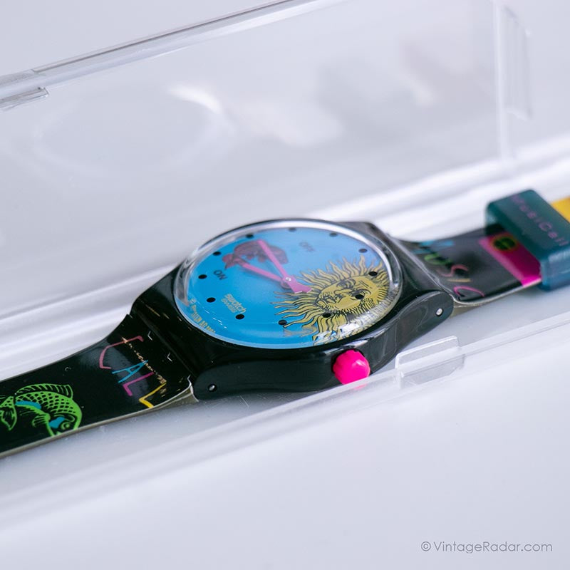 1993 Computer Watch Mint 1993 Swatch SLB101 EUROPE IN CONCERT Watch | Swatch Musicall ...