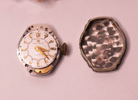 14k oro pieno 1960 Seiko 15 gioielli Seikosha orologio per parti e riparazioni - non funziona