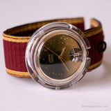1998 POP Swatch PMK121 Turbante Watch | موسيقى البوب ​​الذهب Swatch ميدي 90s