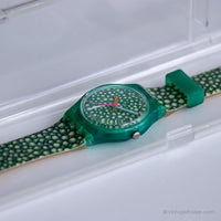 Mint 1988 Swatch LL103 SOUTH MOLTON Watch | Green Swatch Lady