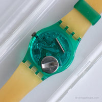 النعناع 1988 Swatch LL103 South Molton Watch | لون أخضر Swatch Lady