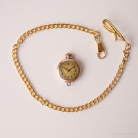 خمر 1950s ساعة الجيب الميكانيكية | ساعة ميدالية أنيقة السيدات