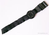 1989 Pop Swatch PWBB123 Chromolux Uhr | Schwarzer Pop Swatch 80er Jahre