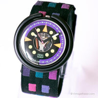 1992 swatch Pop PWB164 cuesta arriba reloj | Esqueleto swatch reloj 90