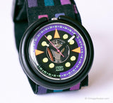 1992 swatch POP PWB164 UPHILL WATCH | الهيكل العظمي البوب swatch مشاهدة 90s