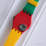 Mint 1985 Swatch LR105 MC Swatch Uhr | Seltenes Sammlerstück Swatch Lady