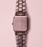 Seiko 5421-5100 cuarzo trasero de acero reloj Para piezas y reparación, no funciona