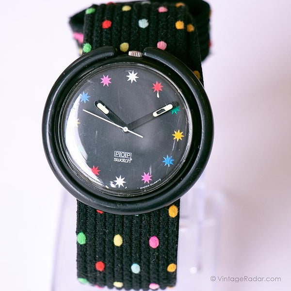 1992 Swatch Pop PWB168 Star Parade Watch Pop Swatch Guarda gli