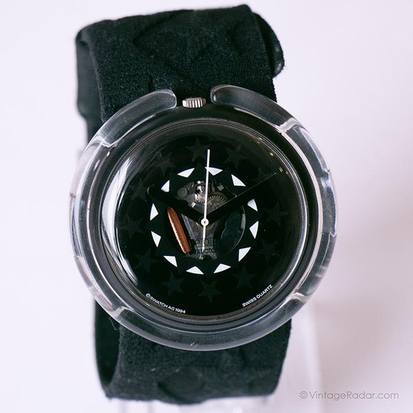 1994 Swatch Pop PWB175 A Jamais Watch | Skeleton Pop Swatch Watch 90s