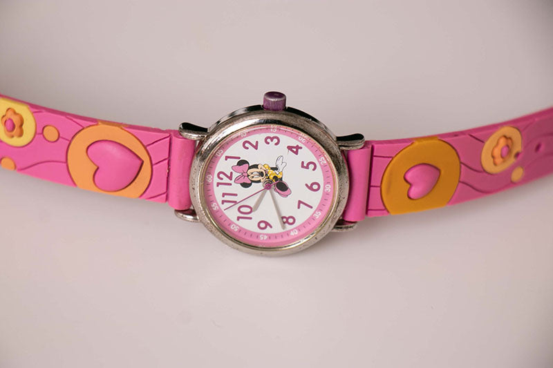 90s Pink Minnie Mouse Disney Watch | SII Marketing by Seiko Quartz Wat ...