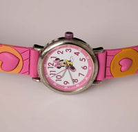 90er Jahre rosa Minnie Mouse Disney Uhr | SII Marketing von Seiko Quarz Uhr