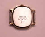 90er Jahre Citizen 1100 Quarz-Gold-Ton Uhr Für Teile & Reparaturen - nicht funktionieren