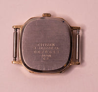 anni 90 Citizen 1100 orologi da tono d'oro al quarzo per parti e riparazioni - non funziona
