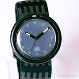 1992 Swatch POP PWB155 Gunpowder Watch | نقاط البولكا المظلمة Swatch البوب