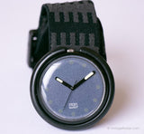 1992 Swatch Pop PWB155 Gunpowder Watch | Dark Polka Dots Swatch Pop