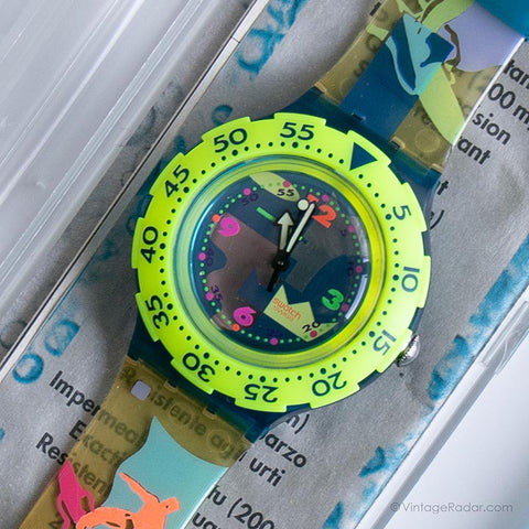 1993 Swatch SDN105 su Wave Watch | Box e documenti originali