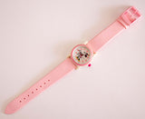 Rosado Lorus Minnie Mouse reloj | Antiguo Lorus V821-0290 Z0 reloj