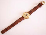 Tono de oro vintage Lorus V515-6080 A1 Minnie Mouse reloj Movimiento japonés