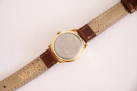 Tono de oro vintage Lorus V515-6080 A1 Minnie Mouse reloj Movimiento japonés