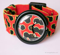 1988 Pop Swatch PWBB104 Trifoli Watch | Animal Print Pop Swatch 80s