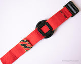 1988 POP Swatch PWBB104 Trifoli Watch | البوب ​​طباعة الحيوانات Swatch 80s
