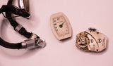 Antique sur la tranchée Suisse mécanique faite montre pour les pièces et la réparation - ne fonctionne pas