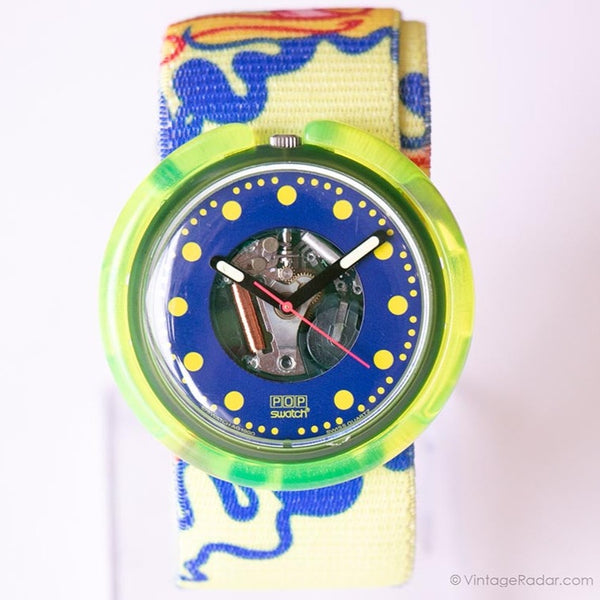 1990 Swatch Pop pwn101 orologio fotofish Pop Swatch Guarda gli