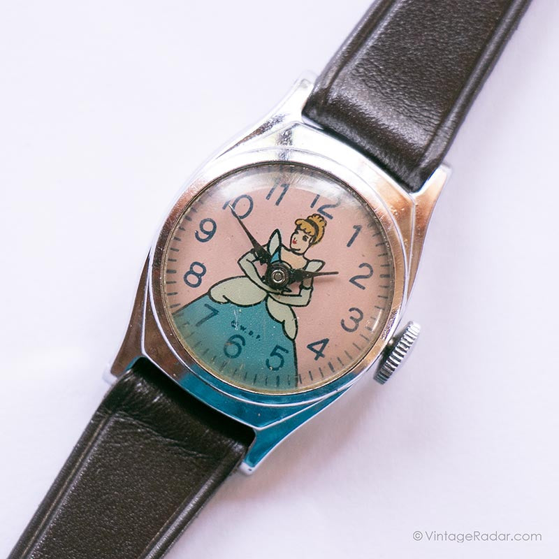 Vintage US TIME Cinderella Watch | Silver-tone Mechanical Watch 