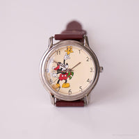 Mickey Mouse Walt Disney Welt Uhr | Vintage Weihnachtsgeschenk Uhr