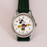 Tono plateado Lorus V515-6080 A1 Minnie Mouse reloj Japón de cuarzo movt