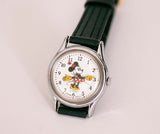 Silver-tone Lorus V515-6080 A1 Minnie Mouse Watch Japan Quartz Movt