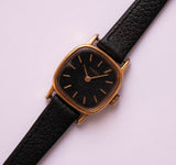 Black Dial Mechanical Timex Watch | Square-dial Elegant Timex Watch