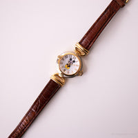 Elegante Mickey Mouse Antiguo reloj para mujeres | Disney Time Works