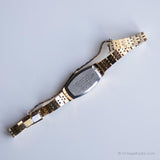 Antiguo Seiko 1320-5019 R reloj | Damas de dial negro reloj